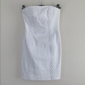 Strapless White Lilly Pulitzer “Tansy” Dress